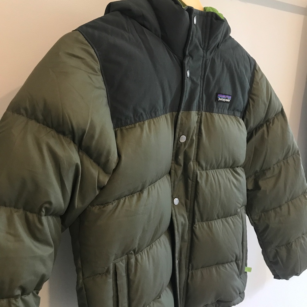 Patagonia Bivy Down Hooded Jacket- boys